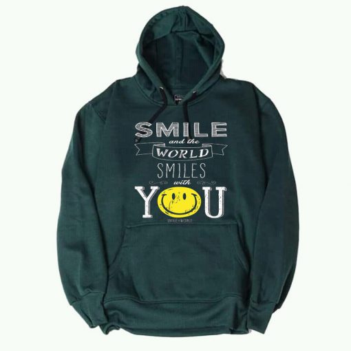 The World Smile With You Green Hoodie