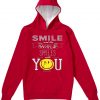 The World Smile With You Red Hoodie