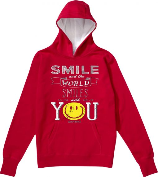 The World Smile With You Red Hoodie
