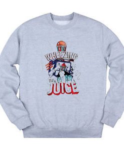 Wheezing The Juice Grey Sweatshirts