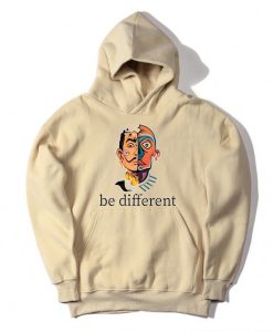 Be different Cream Hoodie