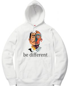 Be different White Hoodie