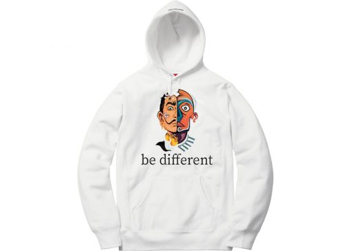 Be different White Hoodie