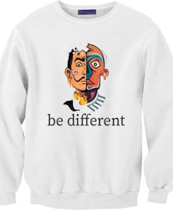Be different White Sweatshirts