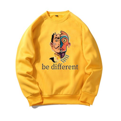 Be different Yellow Sweatshirts