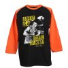 Bruce Lee Mind State Black Orange Raglan T shirts