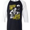 Bruce Lee Mind State Black White Raglan T shirts