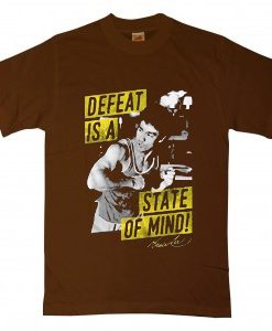 Bruce Lee Mind State Brown T shirts