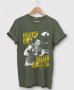 Bruce Lee Mind State Green Army T shirts