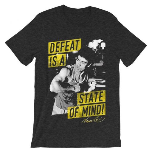 Bruce Lee Mind State Grey Asphalt T shirts