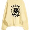 Rocket Raccoon Trash Panda Cream Sweatshirts