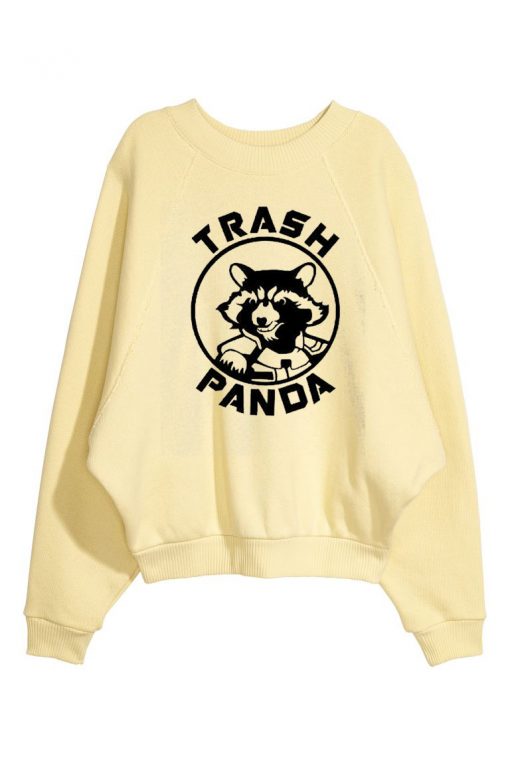 Rocket Raccoon Trash Panda Cream Sweatshirts