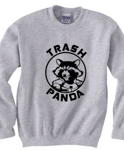 Rocket Raccoon Trash Panda Grey Sweatshirts