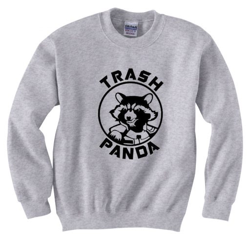 Rocket Raccoon Trash Panda Grey Sweatshirts