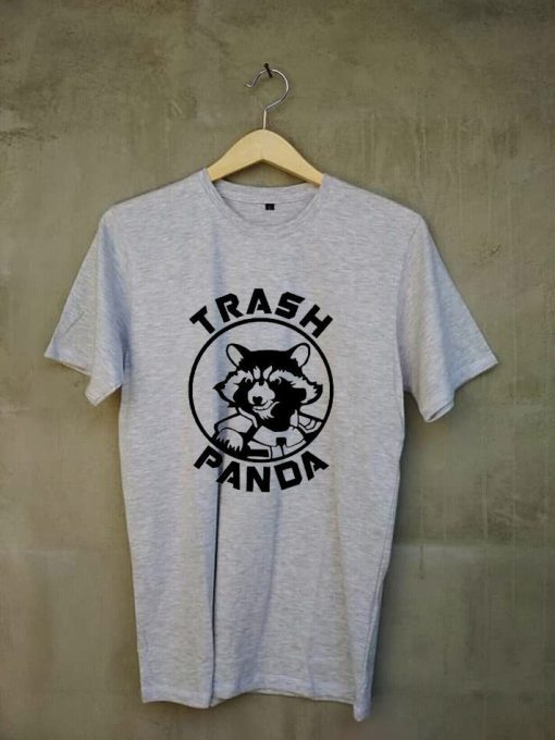Rocket Raccoon Trash Panda Grey tshirts
