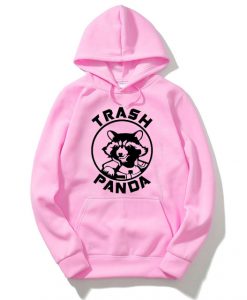 Rocket Raccoon Trash Panda Pink Hoodie