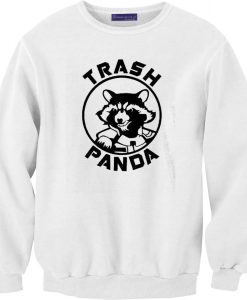 Rocket Raccoon Trash Panda White Sweatshirts
