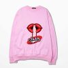 Shhh Lips Girls Pink Sweatshirts