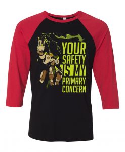 Your Safety Is My Primary Concern Orisa Overwatch Black Red Raglan T shirts