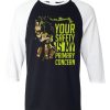 Your Safety Is My Primary Concern Orisa Overwatch Black White Raglan T shirts