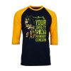 Your Safety Is My Primary Concern Orisa Overwatch Black Yellow Raglan T shirts
