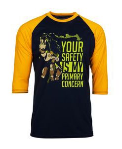 Your Safety Is My Primary Concern Orisa Overwatch Black Yellow Raglan T shirts