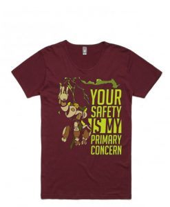 Your Safety Is My Primary Concern Orisa Overwatch Maroon Shirts