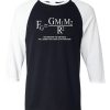 Geek Black White Raglan T shirts