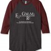Geek Grey Brown Raglan T shirts