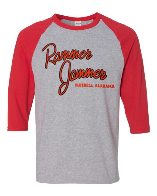 Hart of Dixie Rammer Jammer Grey Red Raglan T shirts
