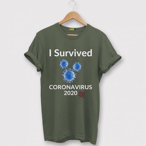I Survived Corona Virus 2020 Green Army T shirts