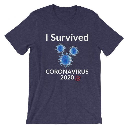 I Survived Corona Virus 2020 Purple T shirts