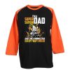 I'm a super Saiyan dad Black Orange Raglan T shirts