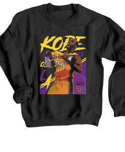Kobe Bryant 24 Lakers Black Sweatshirts