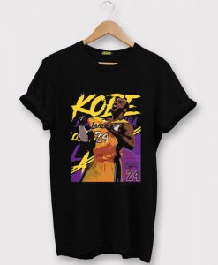 Kobe Bryant 24 Lakers BlackT shirts