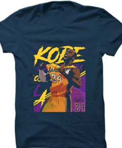 Kobe Bryant 24 Lakers Blue NavyT shirts