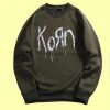 Korn Still A Freak Green Army Sweatshirts