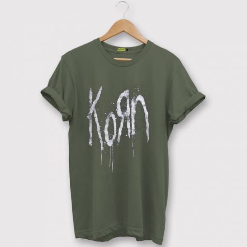 Korn Still A Freak Green Army T shirts