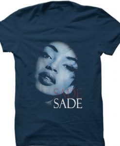 Sade Women And Men Blue Navy T shirts