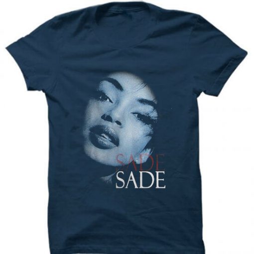 Sade Women And Men Blue Navy T shirts