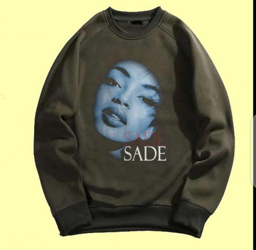 Sade Women And Men Green Army Sweatshirts