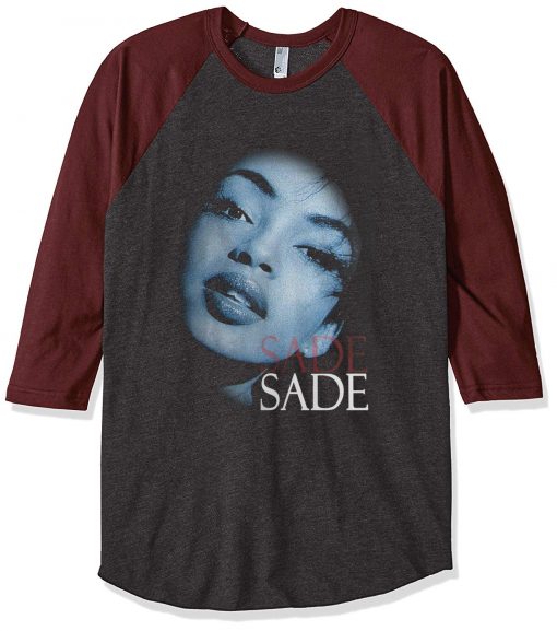 Sade Women And Men Grey Brown Raglan T shirts