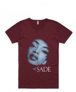 Sade Women And Men Maroon T Shirt