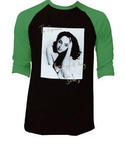 Supreme Sade Black Green Raglan T shirts