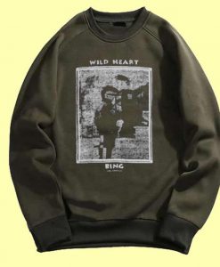 Wild Heart Green Army Sweatshirts