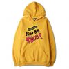 Just Be Nice yellow hoodies