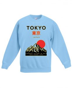 Tokyo Japan Mountain Fuji Blue Sky Sweatshirts