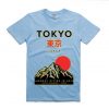 Tokyo Japan Mountain Fuji Blue Sky T shirts