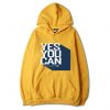 Yes You Can Yellow Hoodie