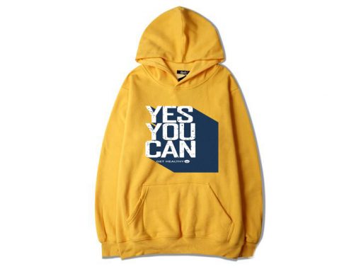 Yes You Can Yellow Hoodie
